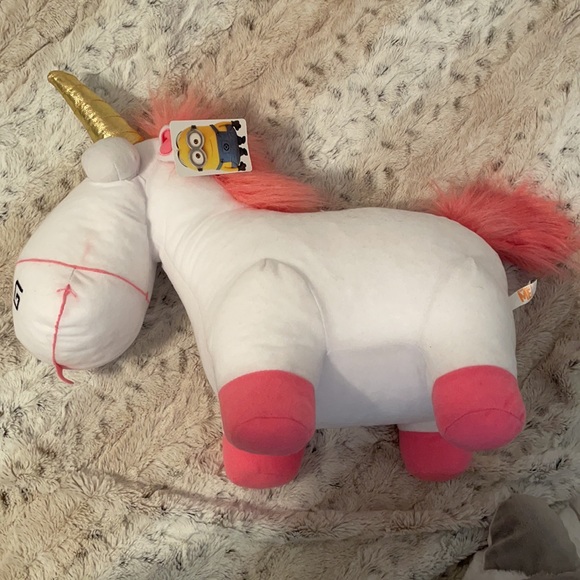 NWT Despicable Me 13” Fluffy Unicorn Plush Figure - Picture 2 of 5